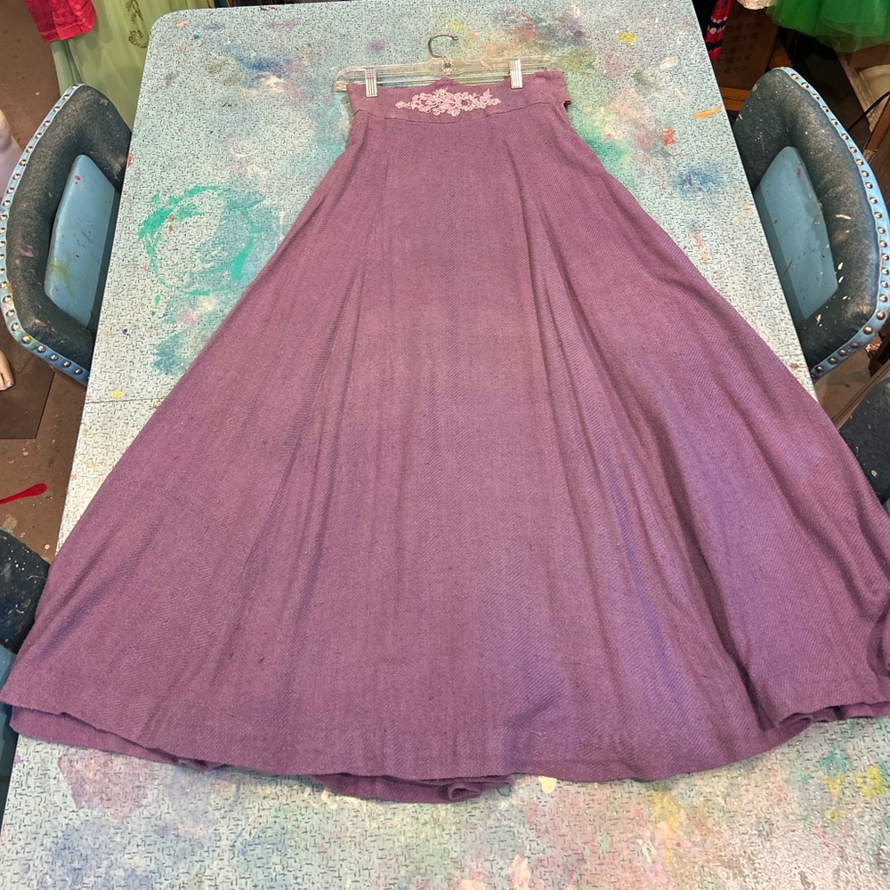Lavender Victorian Vintage Skirt